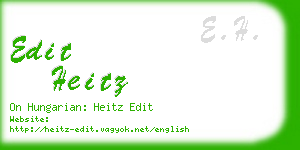 edit heitz business card